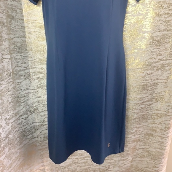 Juicy Couture Midnight Sea Blue/Black Color Block Dress Size XL - Picture 5 of 15